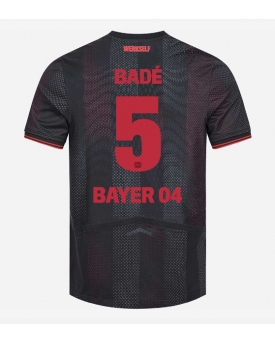 Bayer Leverkusen Loic Bade #5 Maglia Gara Casa Repliche 2025-26 Maniche Corte